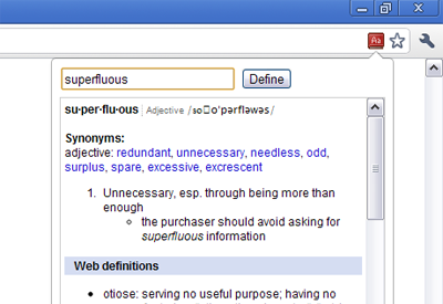 Google Dictionary